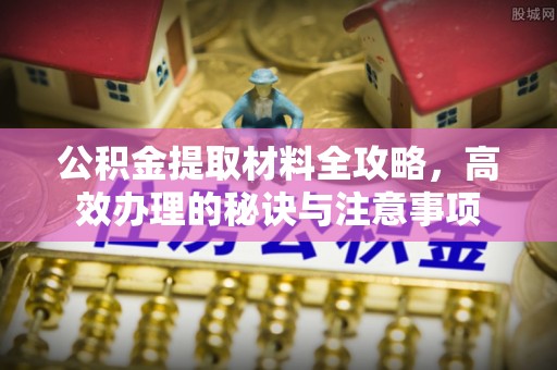 新邱公积金提取材料全攻略，高效办理的秘诀与注意事项