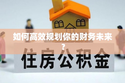 新邱如何高效规划你的财务未来？