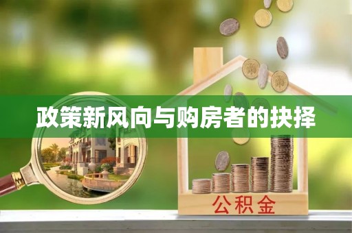新邱政策新风向与购房者的抉择