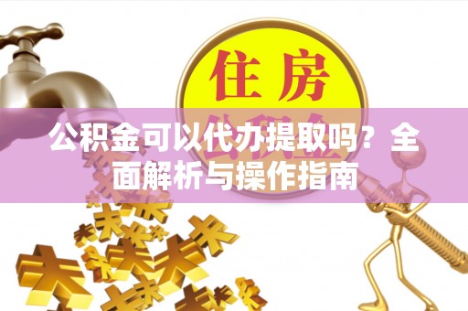 新邱公积金可以代办提取吗？全面解析与操作指南