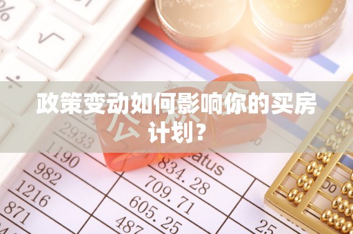 新邱政策变动如何影响你的买房计划？