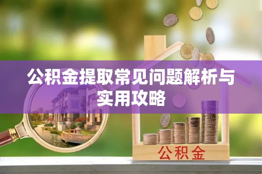 新邱公积金提取常见问题解析与实用攻略