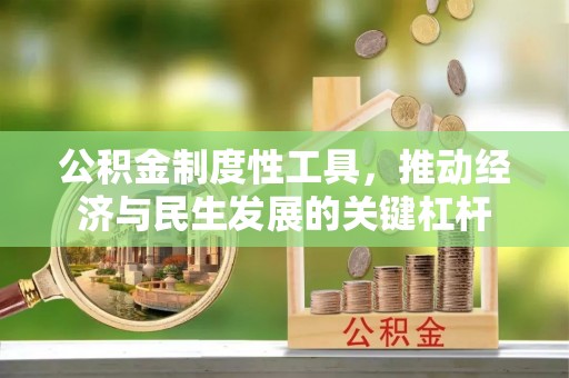 新邱公积金制度性工具，推动经济与民生发展的关键杠杆