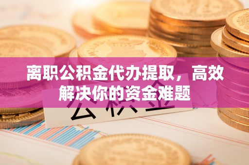 新邱离职公积金代办提取，高效解决你的资金难题