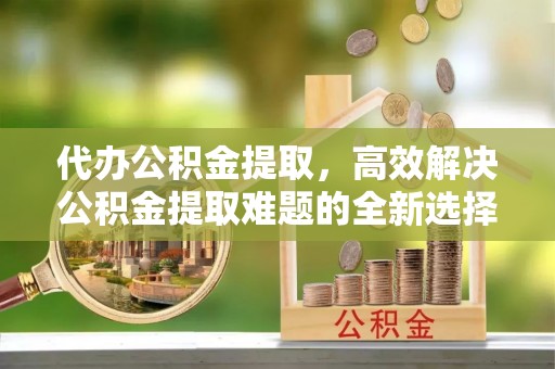 新邱代办公积金提取，高效解决公积金提取难题的全新选择