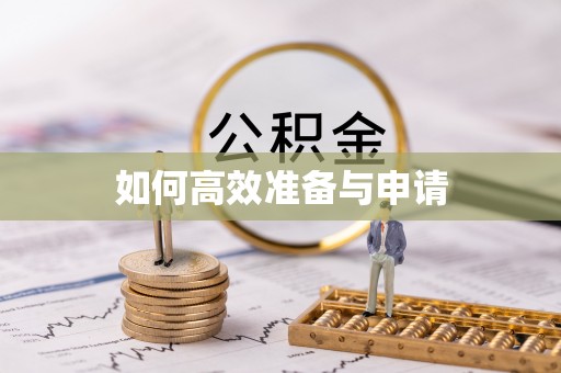 新邱如何高效准备与申请