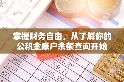 新邱掌握财务自由，从了解你的公积金账户余额查询开始