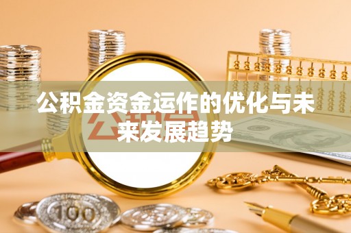 新邱公积金资金运作的优化与未来发展趋势