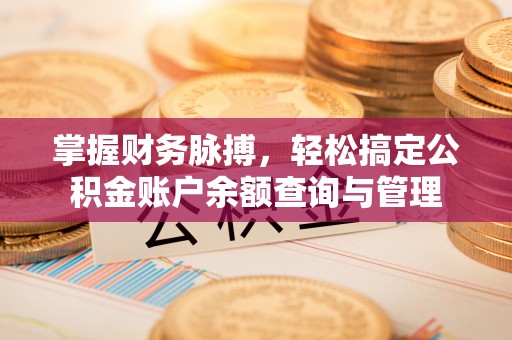 新邱掌握财务脉搏，轻松搞定公积金账户余额查询与管理