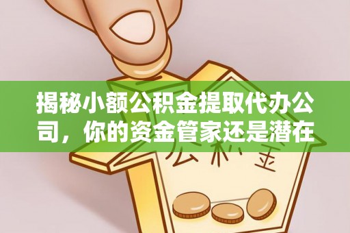 新邱揭秘小额公积金提取代办公司，你的资金管家还是潜在风险？