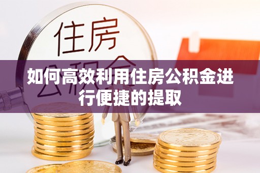 新邱如何高效利用住房公积金进行便捷的提取