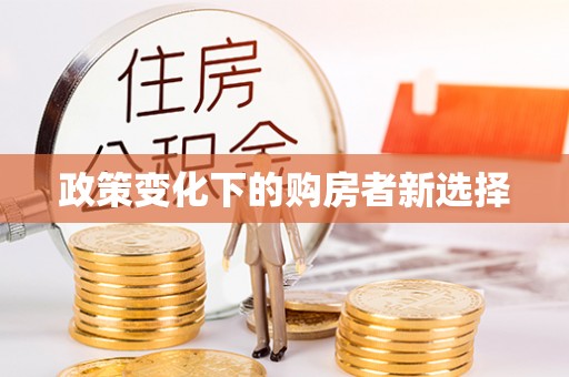 新邱政策变化下的购房者新选择