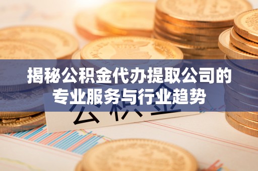 新邱揭秘公积金代办提取公司的专业服务与行业趋势