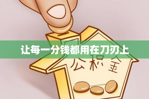 新邱让每一分钱都用在刀刃上
