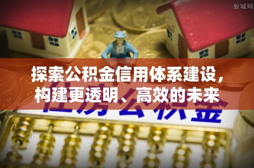 新邱探索公积金信用体系建设，构建更透明、高效的未来