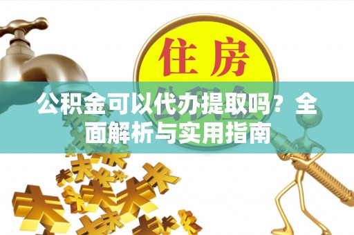 新邱公积金可以代办提取吗？全面解析与实用指南