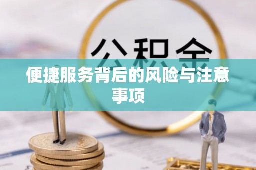 新邱便捷服务背后的风险与注意事项