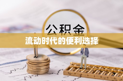新邱流动时代的便利选择
